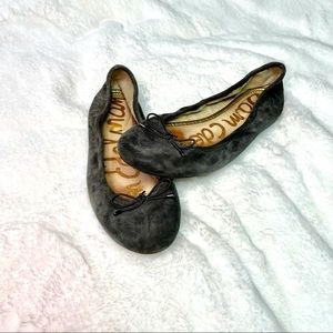 Sam Edelman Felicia Flat in Phantom Grey Suede Size 8M